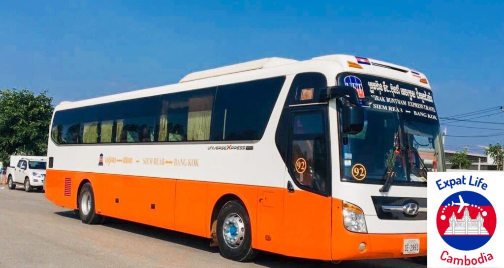 Popular Domestic Bus Routes cambodia