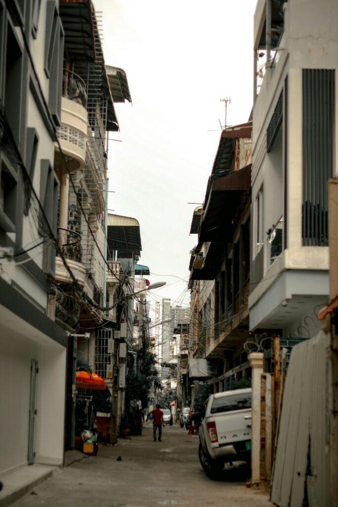 A Person Standing on the Street